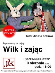 plakat Wilk i Zając