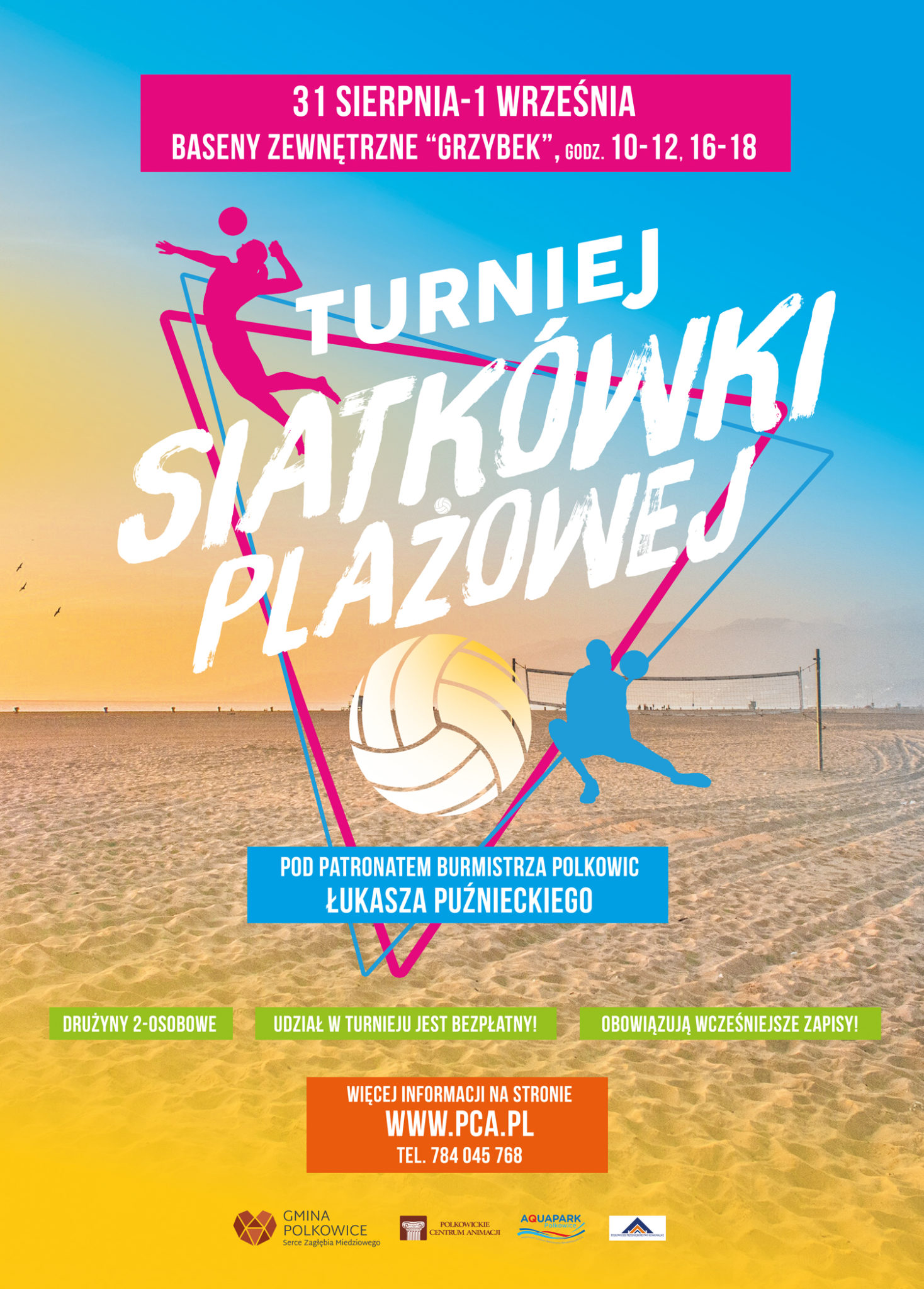 Turniej siatkówki plażowej w Polkowicach. Są zapisy