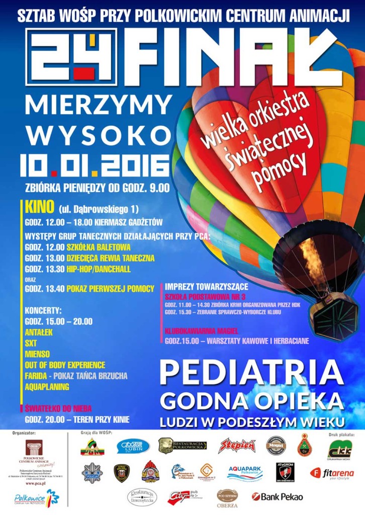 POLKOWICE. Zagrają z WOŚP