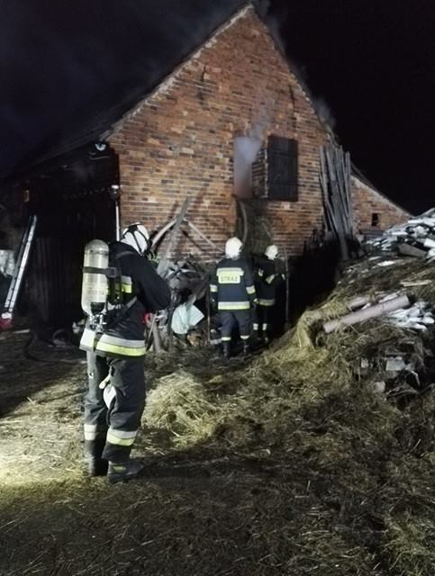 GMINA RUDNA. Kolejna stodoła w płomieniach (WIDEO)