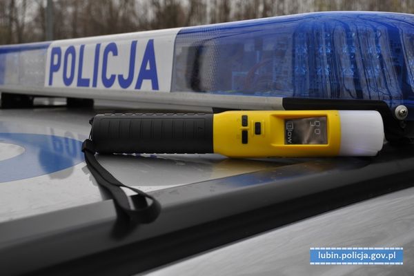 Kierowca, który miał 3,5 promila zatrzymany przez lubińskich policjantów