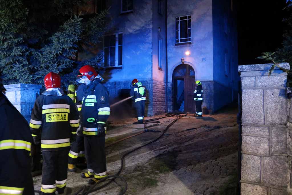 Groźny pożar w Bolkowie (WIDEO)