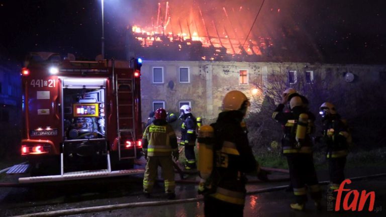 Lubińscy strażacy największy pożar gasili przy Zielonej