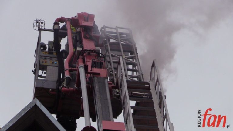 Kolejny pożar komina – szybka akcja strażaków (FOTO, WIDEO)