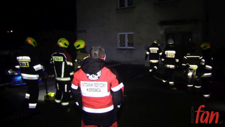 Tragiczny pożar mieszkania przy ul. Dąbrowskiego (WIDEO)