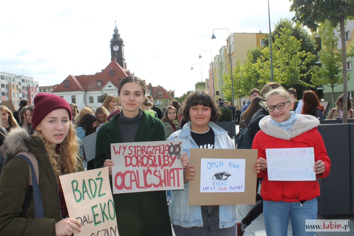 Lubińska młodzież dołączyła do strajku klimatycznego