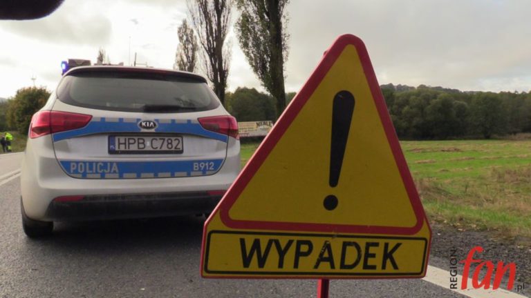 Dwa groźne wypadki na lubińskich drogach