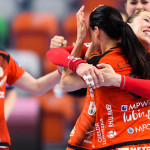 2017.04.26 Lubin Pilka reczna PGNiG Superliga Kobiet sezon 2016/2017 Metraco Zaglebie Lubin - Vistal Gdynia N/Z radosc Zaglebie z remisu Foto Pawel Andrachiewicz / PressFocus 2017.04.26 Lubin Handball PGNiG Superliga women season 2016/2017 Metraco Zaglebie Lubin - Vistal Gdynia radosc Zaglebie z remisu Photo Pawel Andrachiewicz / PressFocus